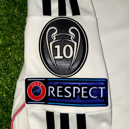 Cristiano Ronaldo Real Madrid 2014 2015 Home Long Sleeve UEFA Soccer Jersey Shirt L SKU# F49660