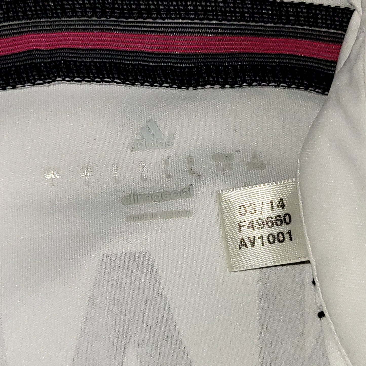 Cristiano Ronaldo Real Madrid 2014 2015 Home Long Sleeve UEFA Soccer Jersey Shirt L SKU# F49660