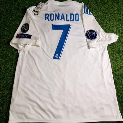 Cristiano Ronaldo Real Madrid 2017 2018 LAST GAME UEFA FINAL Soccer Jersey Shirt BNWT XL SKU# B31106