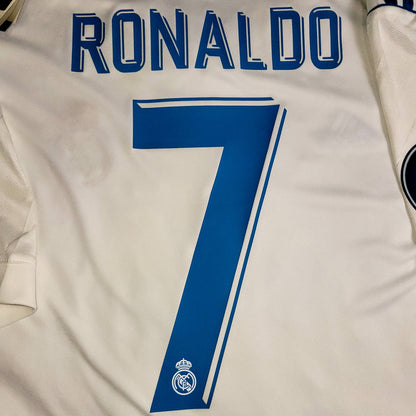 Cristiano Ronaldo Real Madrid 2017 2018 LAST GAME UEFA FINAL Soccer Jersey Shirt BNWT XL SKU# B31106