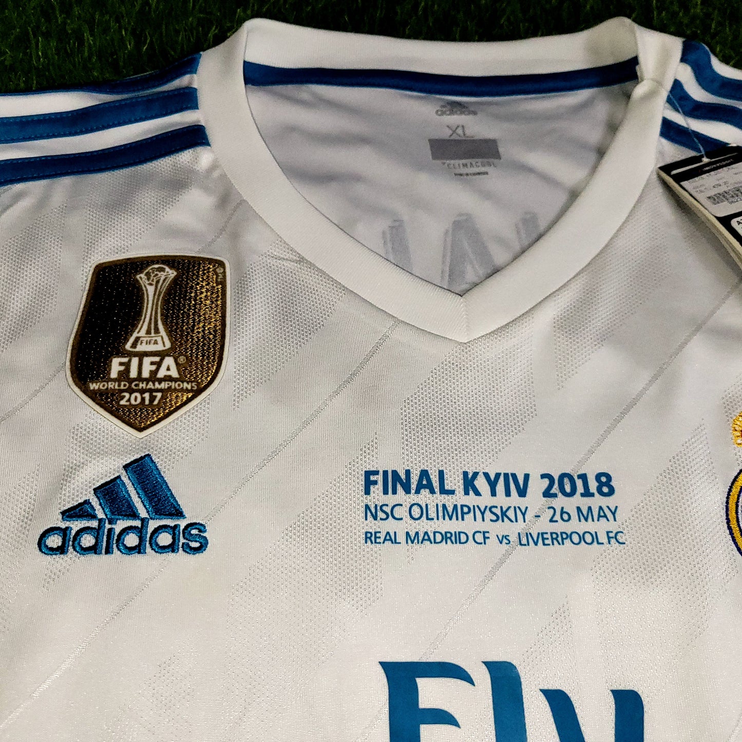 Cristiano Ronaldo Real Madrid 2017 2018 LAST GAME UEFA FINAL Soccer Jersey Shirt BNWT XL SKU# B31106