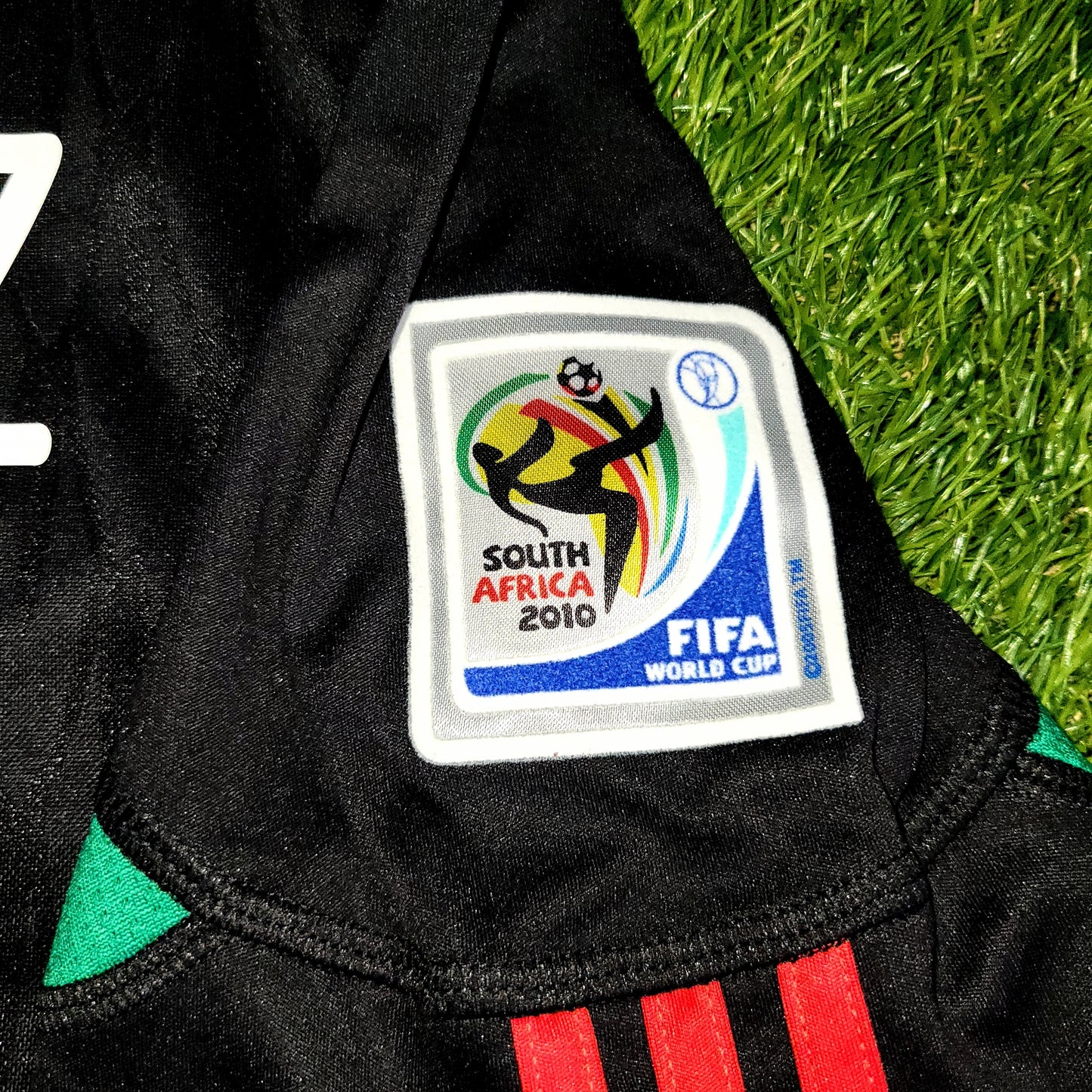 Chicharito Mexico 2010 WORLD CUP Away Black Soccer Jersey Shirt M SKU# P41397