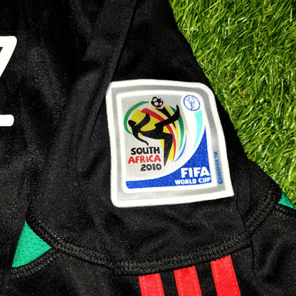 Chicharito Mexico 2010 WORLD CUP Away Black Soccer Jersey Shirt M SKU# P41397