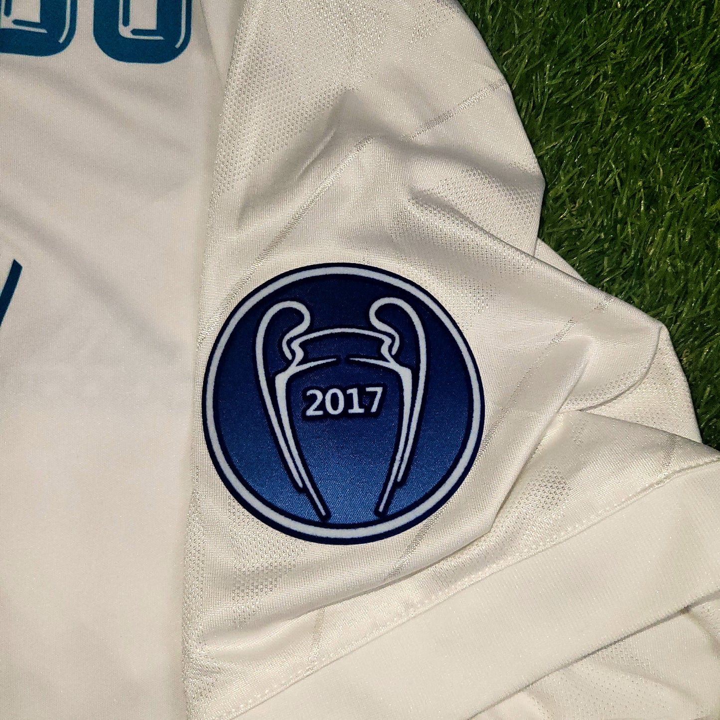 Cristiano Ronaldo Real Madrid 2017 2018 LAST GAME UEFA FINAL Soccer Jersey Shirt BNWT L SKU# B31106