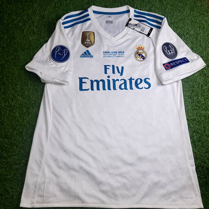 Cristiano Ronaldo Real Madrid 2017 2018 LAST GAME UEFA FINAL Soccer Jersey Shirt BNWT L SKU# B31106