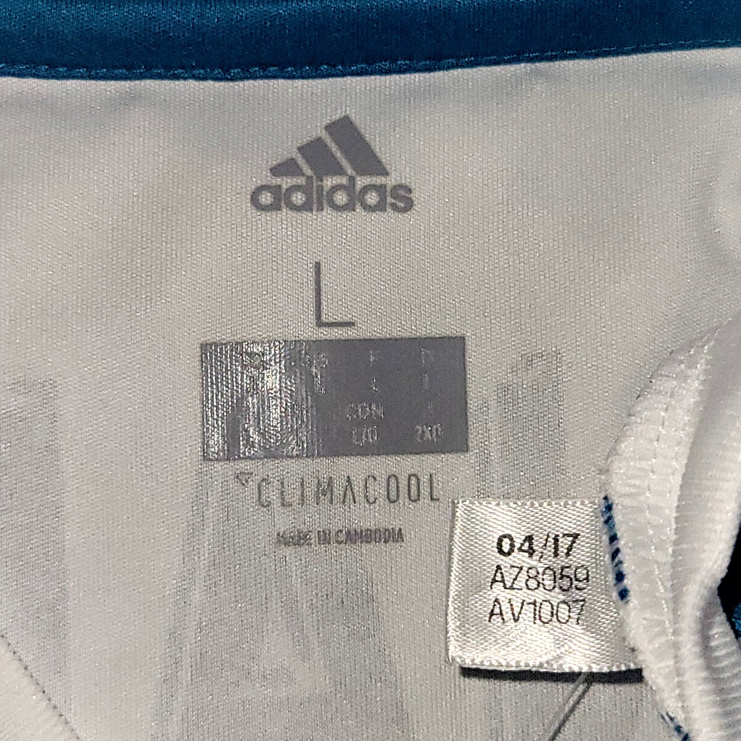 Cristiano Ronaldo Real Madrid 2017 2018 LAST GAME UEFA FINAL Soccer Jersey Shirt BNWT L SKU# B31106