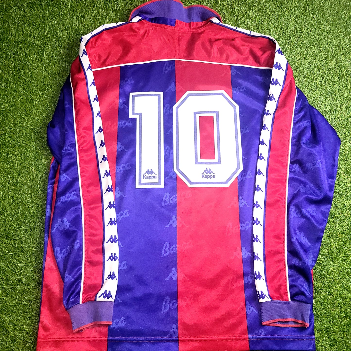 Romario Kappa Barcelona 1994 1995 Long Sleeve Soccer Jersey Shirt L