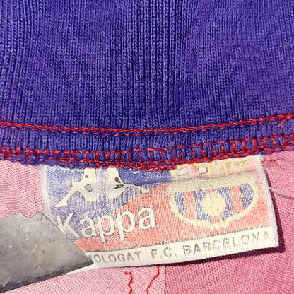 Romario Kappa Barcelona 1994 1995 Long Sleeve Soccer Jersey Shirt L