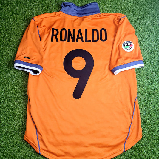 Ronaldo Inter Milan 2000 2001 Third Soccer Jersey Shirt M