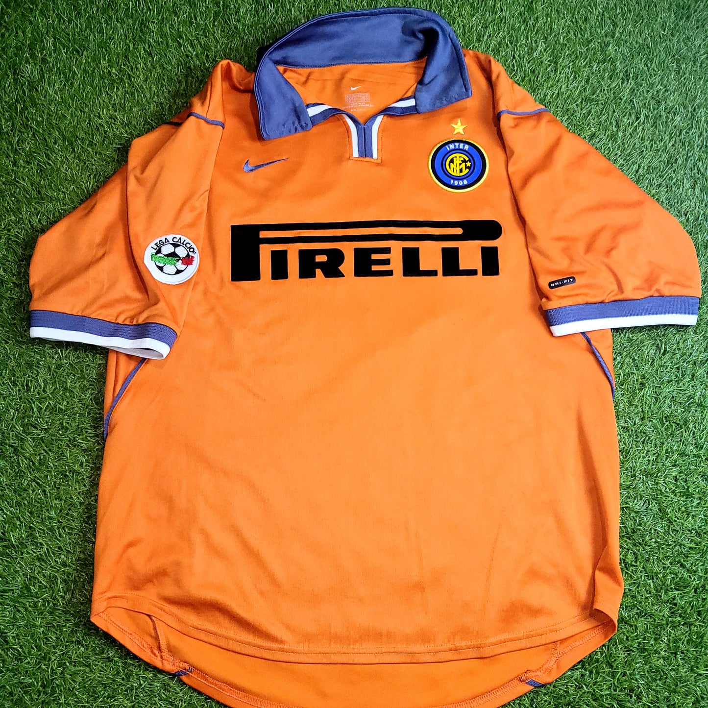 Ronaldo Inter Milan 2000 2001 Third Soccer Jersey Shirt M