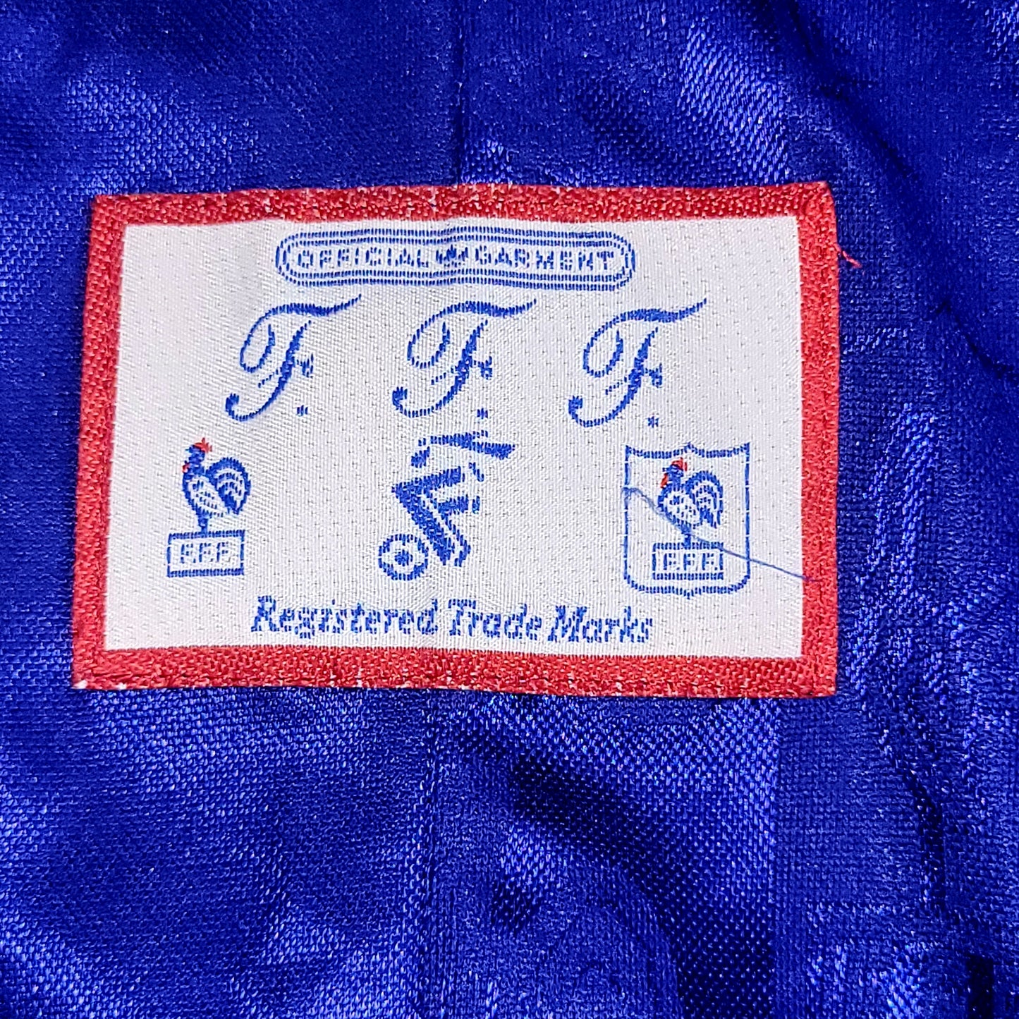 Zidane France Adidas 1996 EURO CUP Soccer Jersey Shirt L