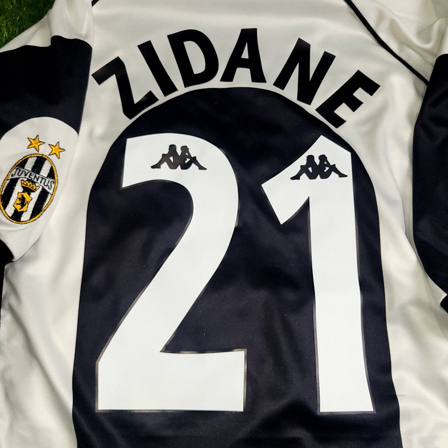 Zidane Juventus 1997 1998 Kappa Home Soccer Jersey Shirt L