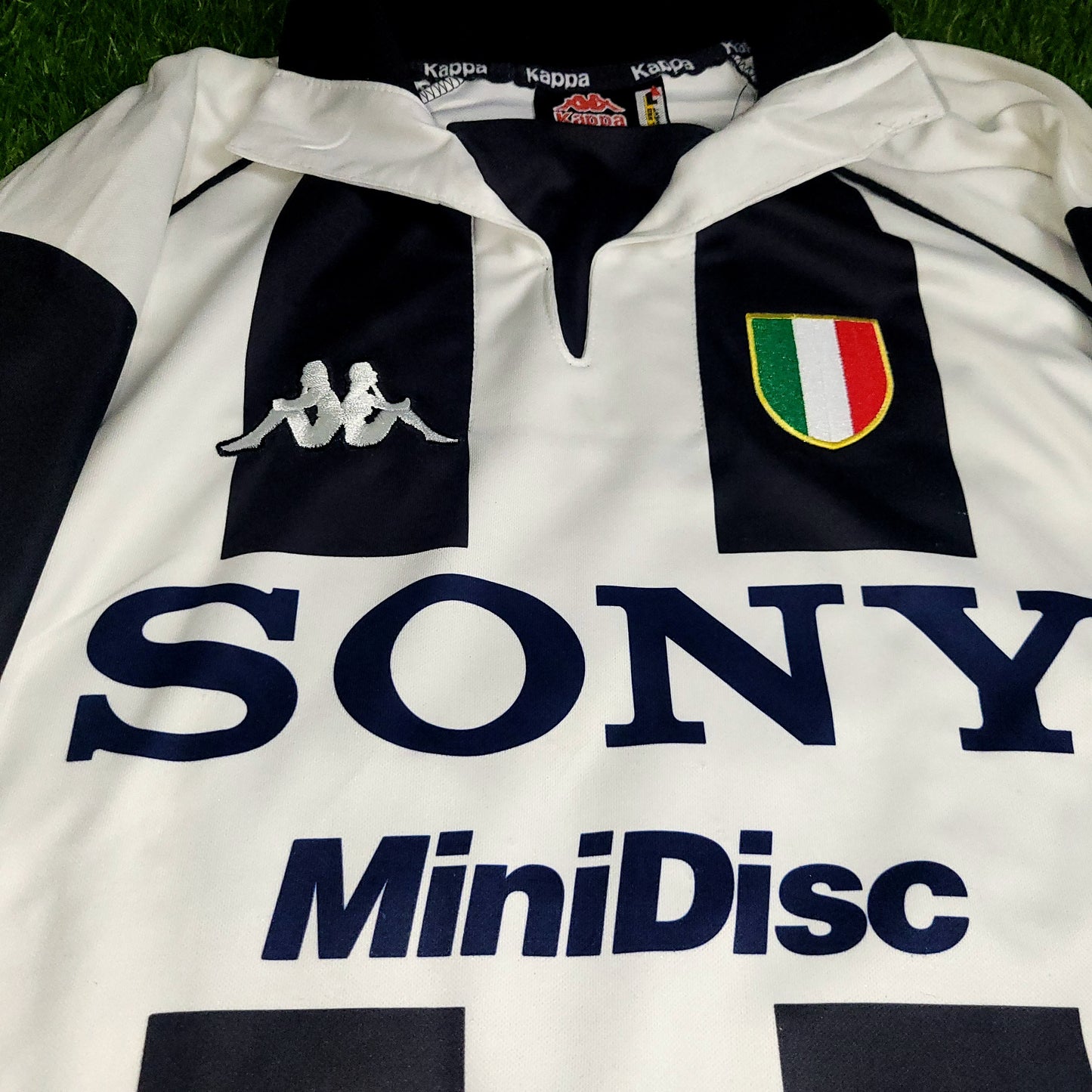 Zidane Juventus 1997 1998 Kappa Home Soccer Jersey Shirt L