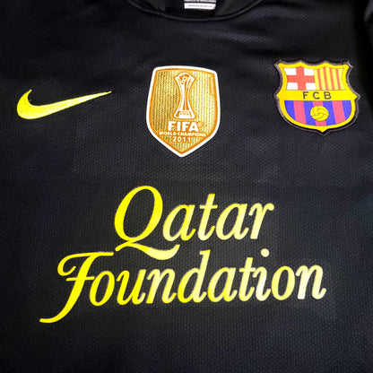 Messi Barcelona 2011 2012 Away Soccer Jersey Shirt L SKU# 419880-010