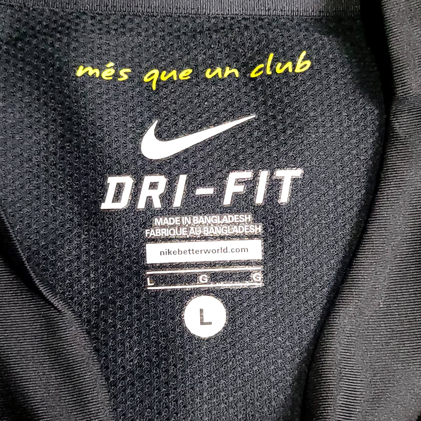 Messi Barcelona 2011 2012 Away Soccer Jersey Shirt L SKU# 419880-010