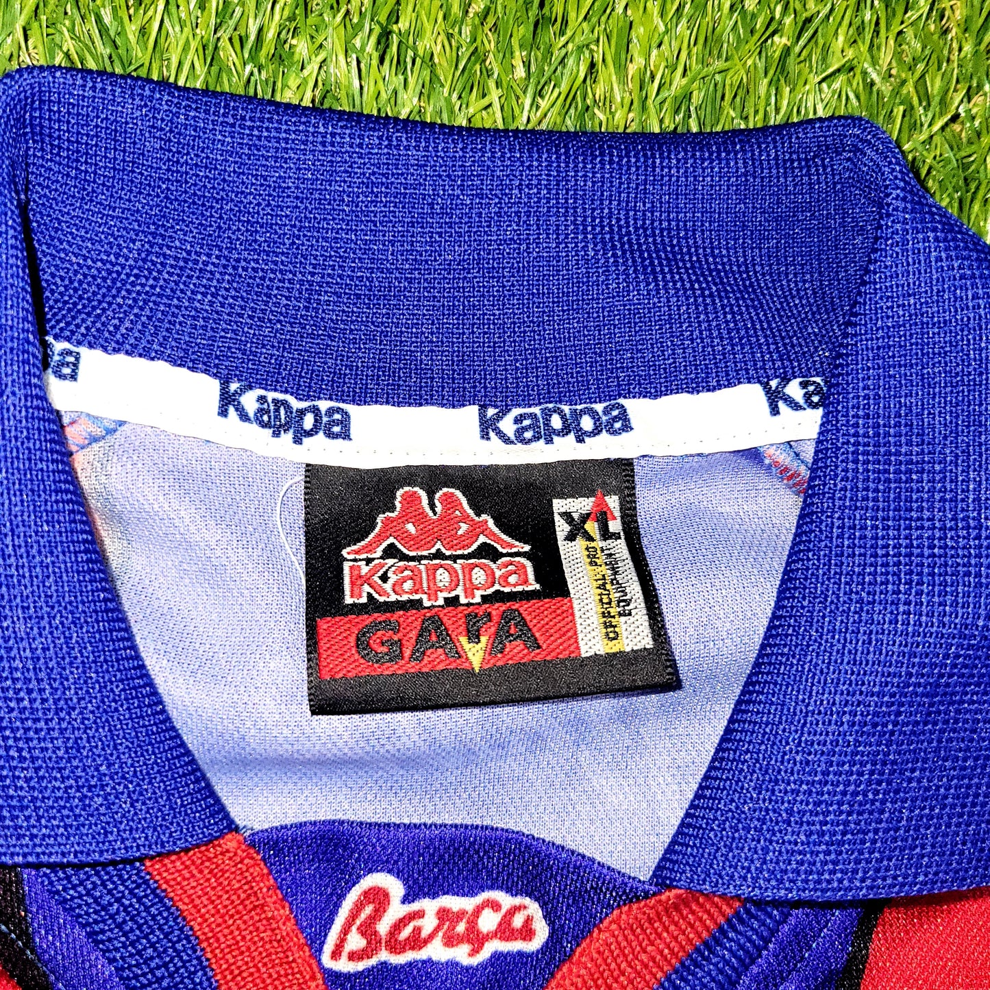 Ronaldo Kappa Barcelona 1996 1997 Home Soccer Jersey Shirt XL