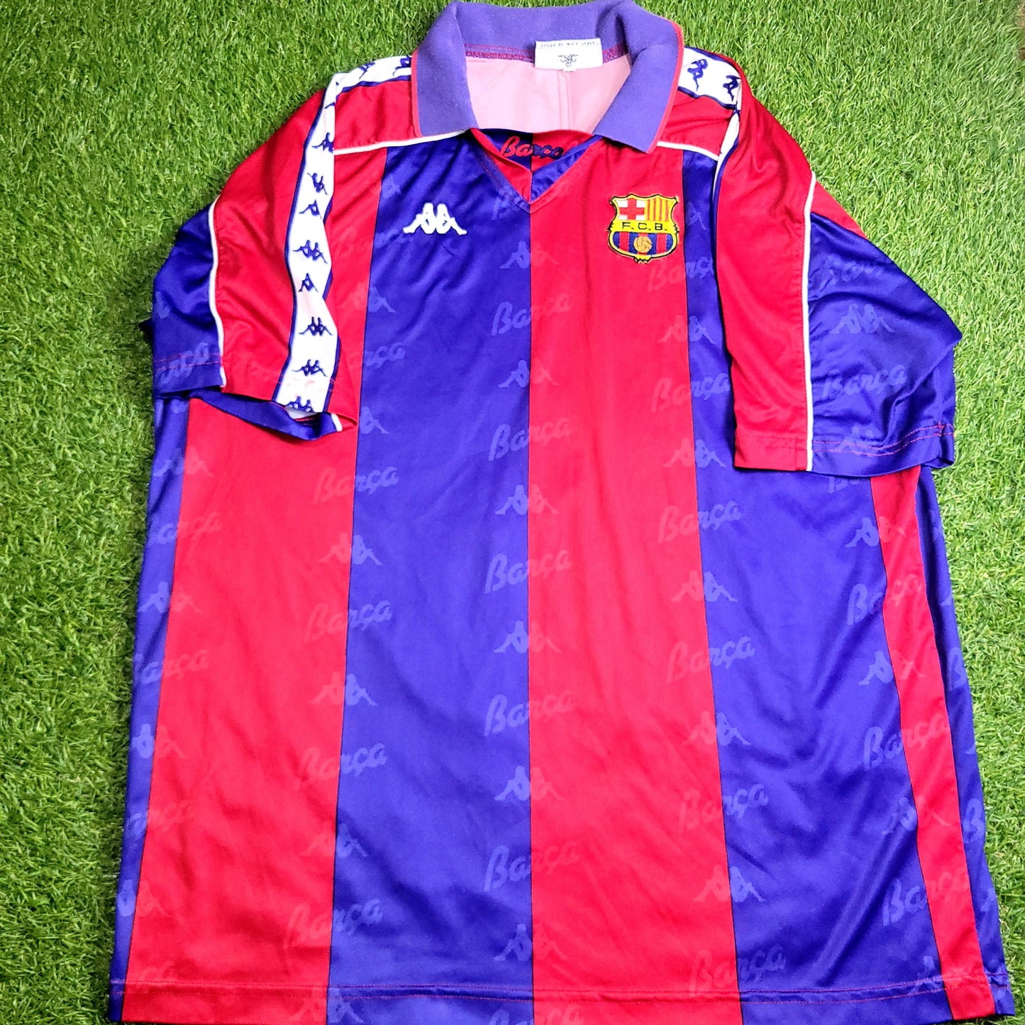 Romario Kappa Barcelona 1994 1995 Soccer Jersey Shirt XL