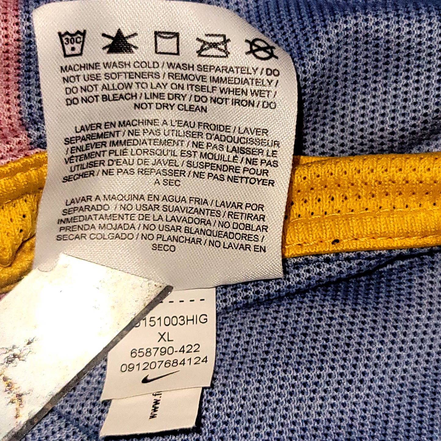 Messi Barcelona Player Issue 2015 2016 Soccer Jersey Shirt XL SKU# 658790-422