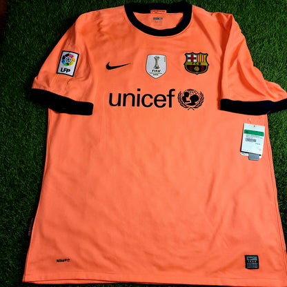Iniesta Barcelona 2009 2010 Away Soccer Jersey Shirt BNWT XL SKU# 355020-870
