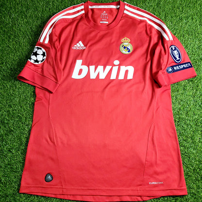 Cristiano Ronaldo Real Madrid UEFA 2011 2012 Third Soccer Jersey Shirt M SKU# V13597