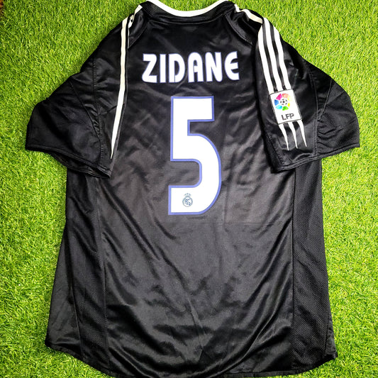 Zidane Real Madrid 2004 2005 Away Soccer Jersey Shirt M SKU# 367826