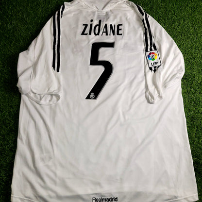 Zidane Real Madrid LAST GAME 2005 2006 Soccer Jersey Shirt XL SKU# 109879