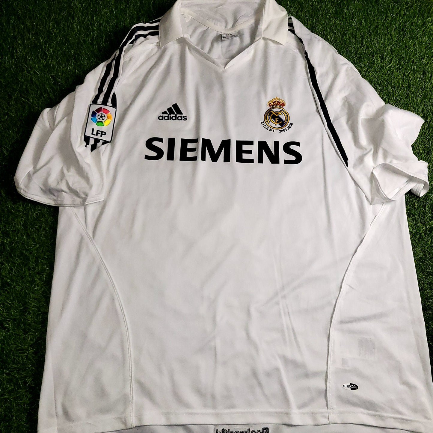 Zidane Real Madrid LAST GAME 2005 2006 Soccer Jersey Shirt XL SKU# 109879