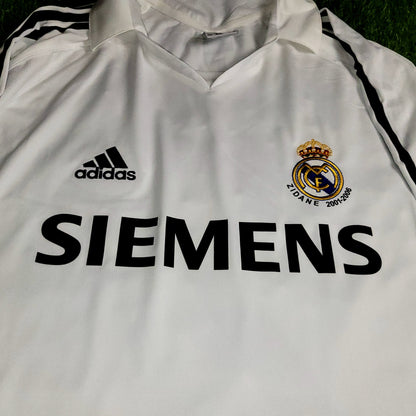 Zidane Real Madrid LAST GAME 2005 2006 Soccer Jersey Shirt XL SKU# 109879