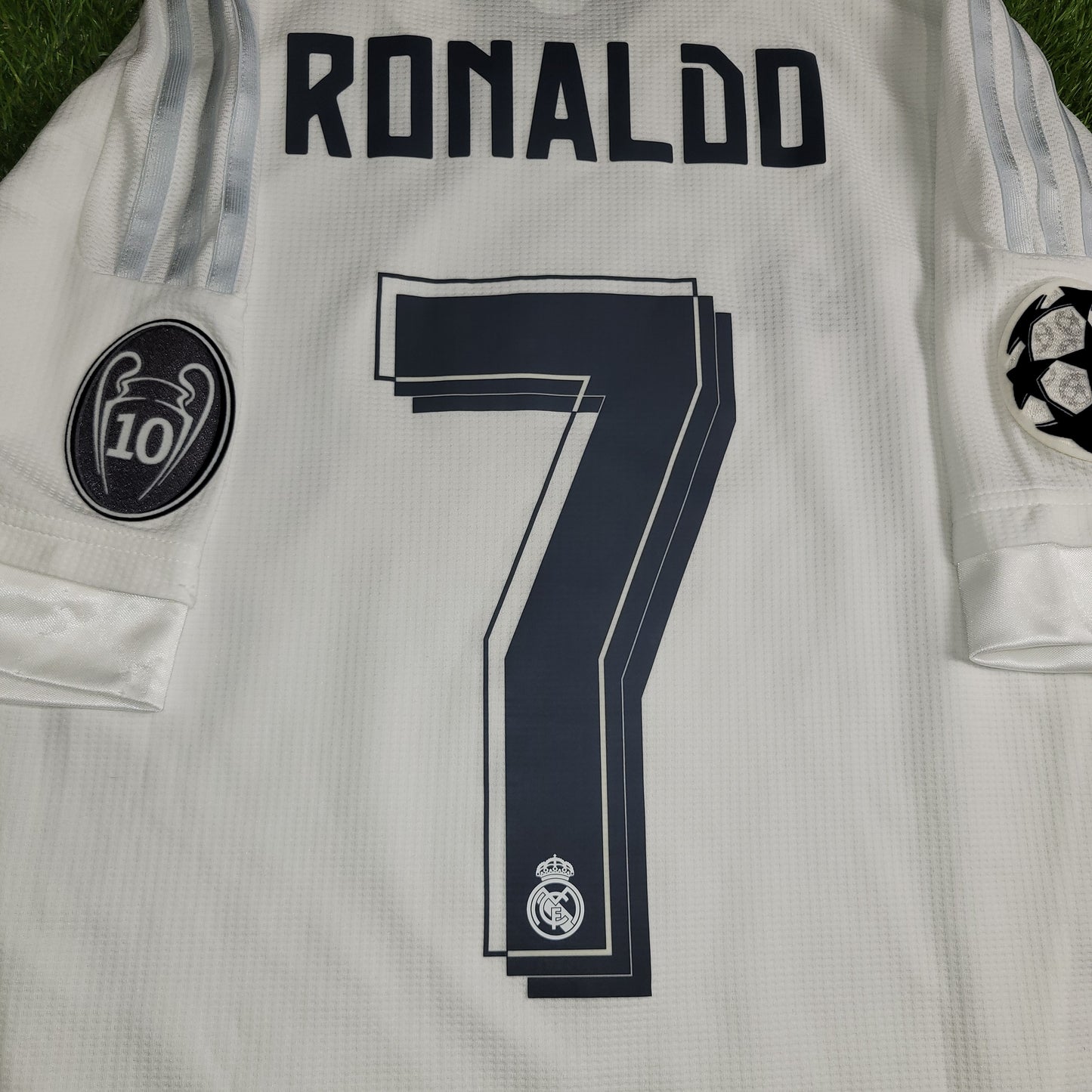 Cristiano Ronaldo Real Madrid 2015 2016 UEFA FINAL Home Soccer Jersey Shirt M SKU# S12614