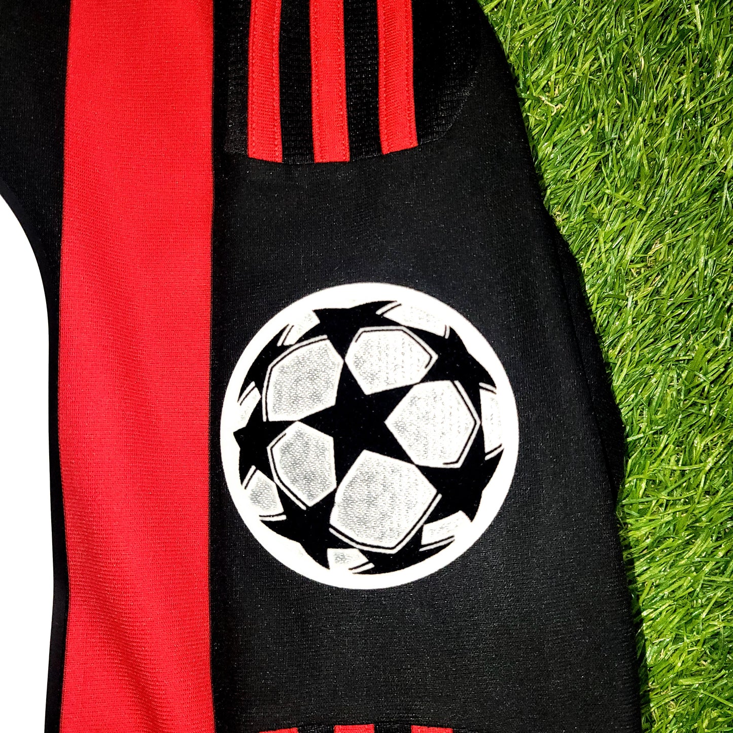 Ronaldinho AC Milan 2009 2010 UEFA Long Sleeve Soccer Jersey Shirt L SKU# E84180