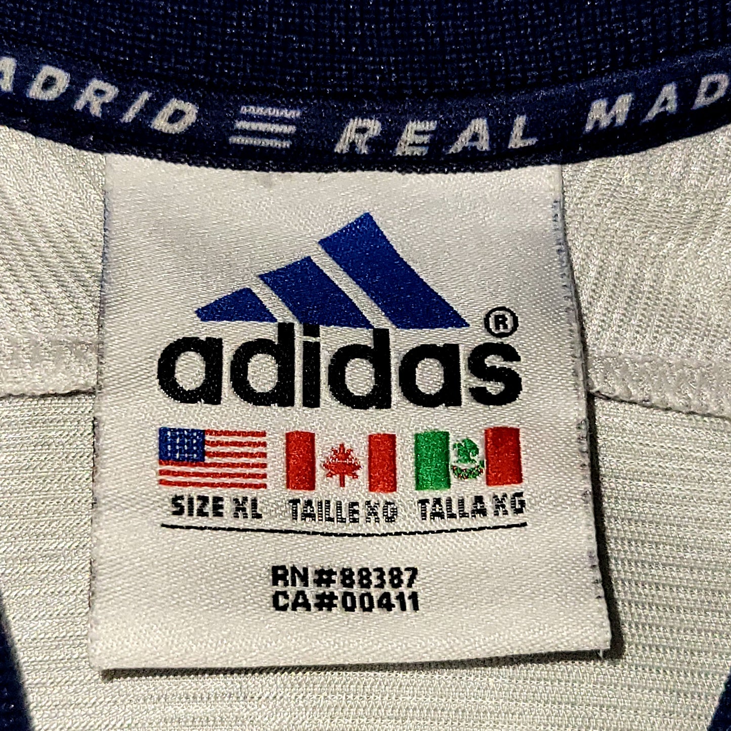 Raul Real Madrid 1998 1999 INTERCONTINENTAL FINAL Soccer Jersey Shirt XL