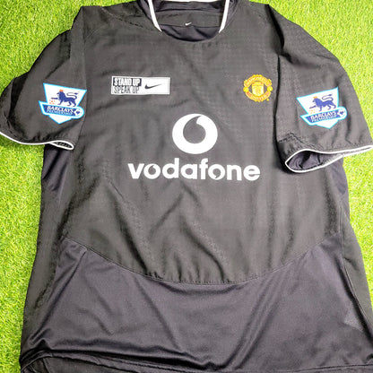 Cristiano Ronaldo Manchester United 2004 2005 Away STAND UP SPEAK UP Jersey Shirt XL
