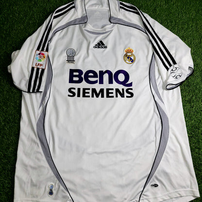 Ronaldo Real Madrid 2006 2007 Home Soccer Jersey Shirt XL SKU# 060879