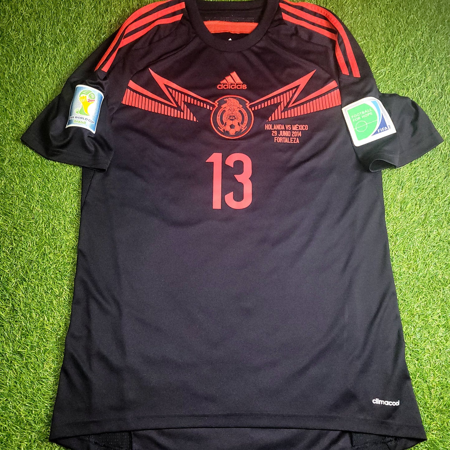Memo Ochoa Mexico 2014 WORLD CUP GK Soccer Jersey Shirt M SKU# M00036