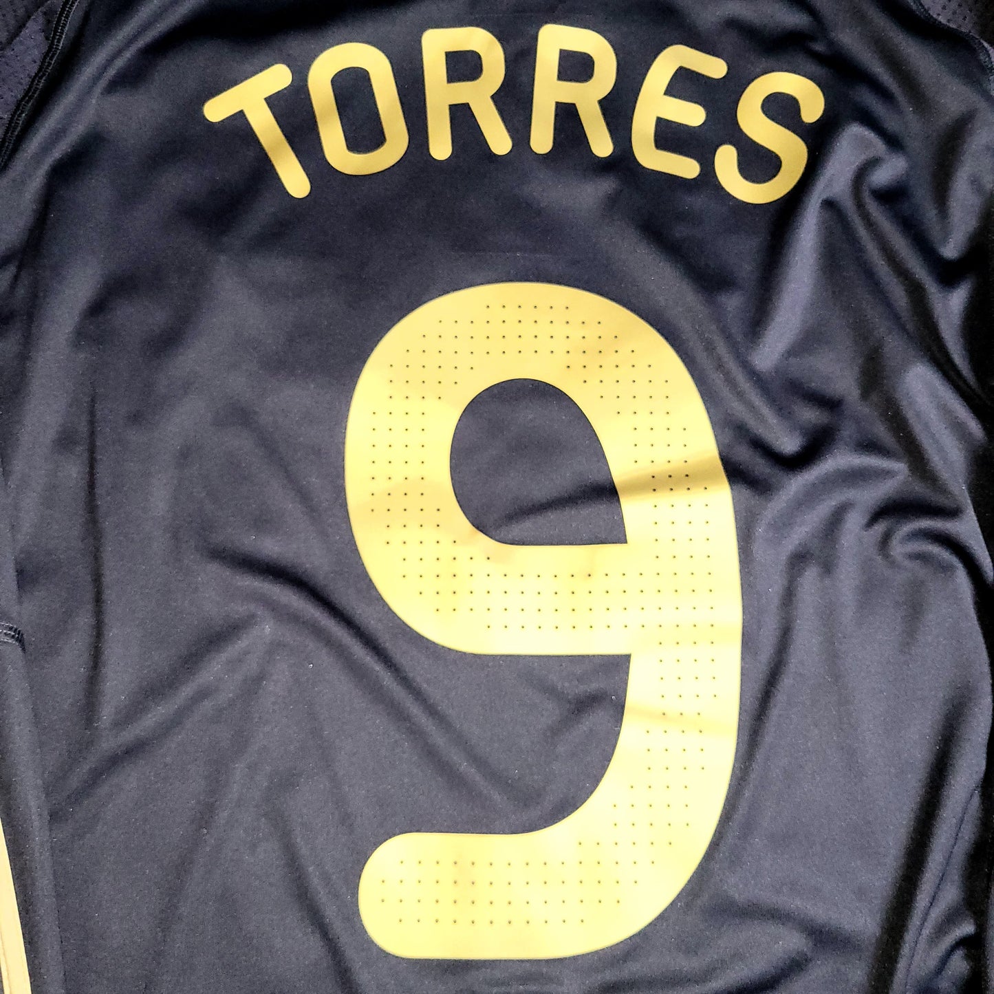 Torres Liverpool 2009 2010 EUROPA LEAGUE Long Sleeve Away Soccer Jersey Shirt L