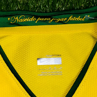 Ronaldinho Nike Brazil 2008 Soccer Jersey Shirt BNWT M SKU# 258949-703