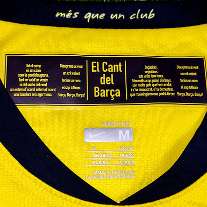 Iniesta Barcelona INIESTAZO TREBLE 2008 2009 Soccer Away Jersey Shirt M SKU# 286787-760