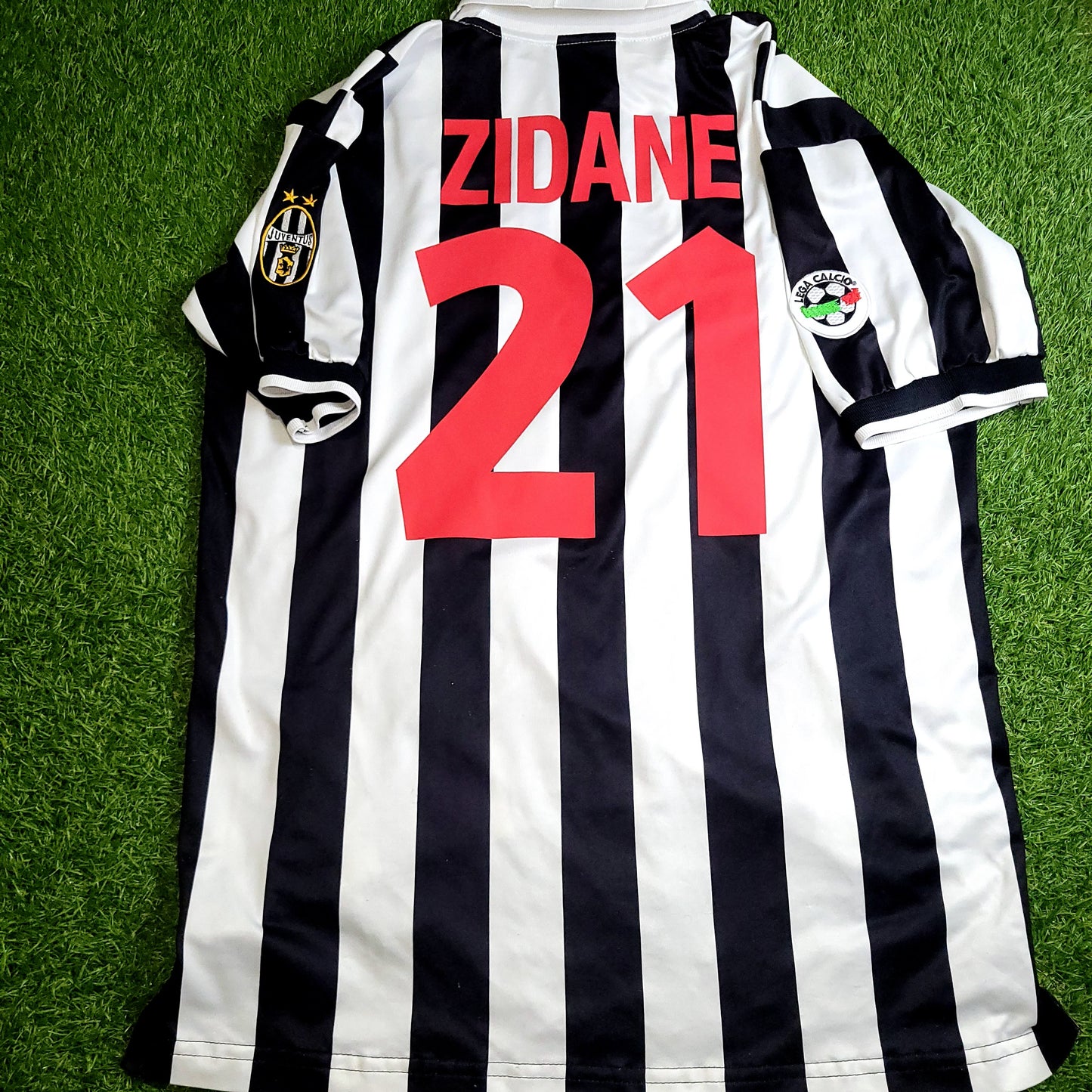 Zidane Juventus 1998 1999 Home Kappa Soccer Jersey Shirt XL