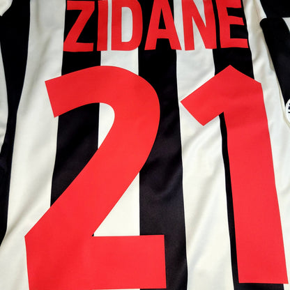 Zidane Juventus 1998 1999 Home Kappa Soccer Jersey Shirt XL