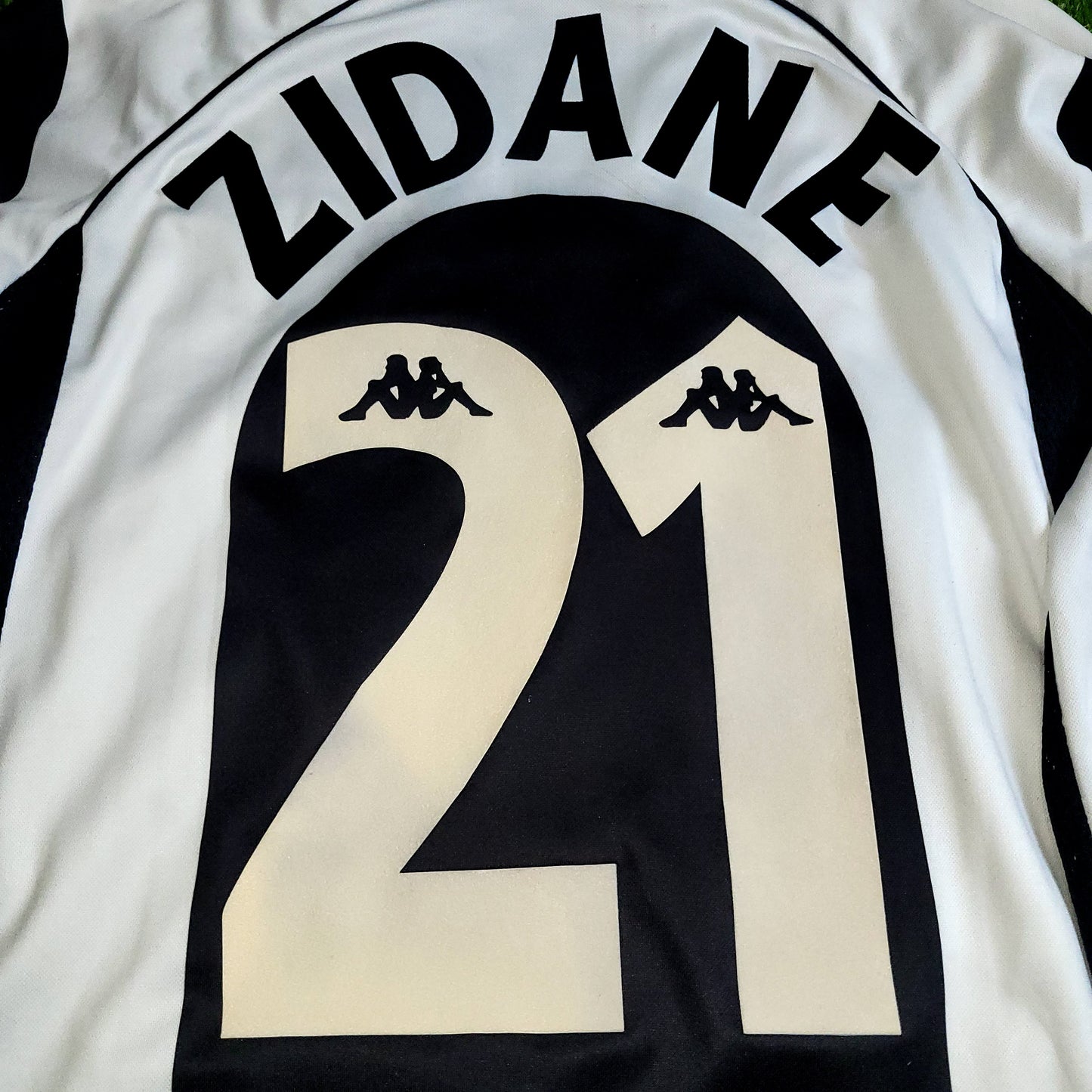 Zidane Juventus 1997 1998 Long Sleeve Kappa Soccer Jersey Shirt L
