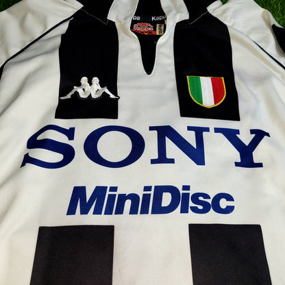 Zidane Juventus 1997 1998 Long Sleeve Kappa Soccer Jersey Shirt L