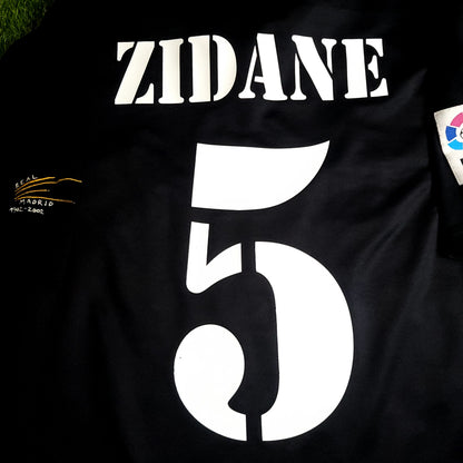 Zidane Real Madrid DEBUT CENTENARY SEASON 2001 2002 Away Soccer Jersey Shirt M SKU# 156651