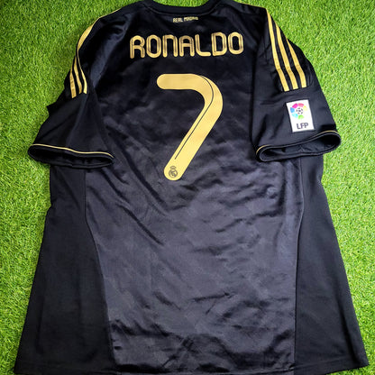Cristiano Ronaldo Real Madrid 2011 2012 Away Soccer Jersey Shirt XL SKU# V13642