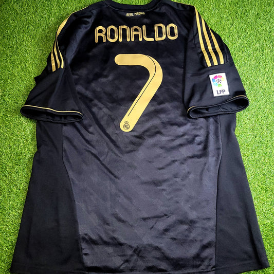 Cristiano Ronaldo Real Madrid 2011 2012 Away Soccer Jersey Shirt XL SKU# V13642