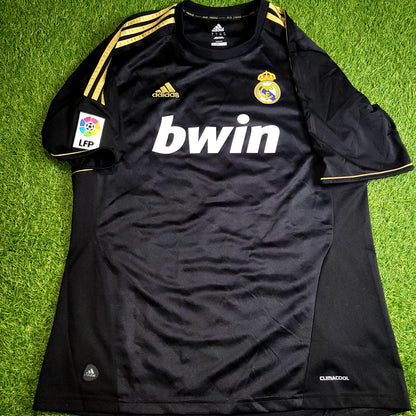 Cristiano Ronaldo Real Madrid 2011 2012 Away Soccer Jersey Shirt L SKU# V13642