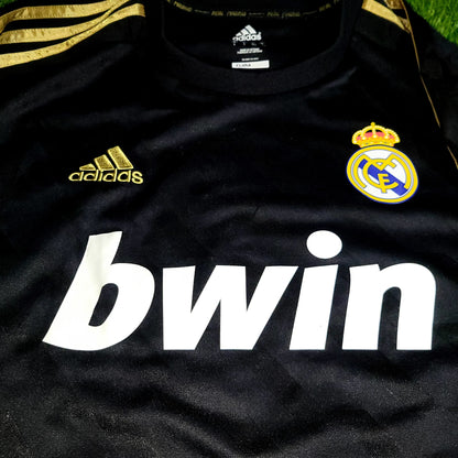 Cristiano Ronaldo Real Madrid 2011 2012 Away Soccer Jersey Shirt L SKU# V13642