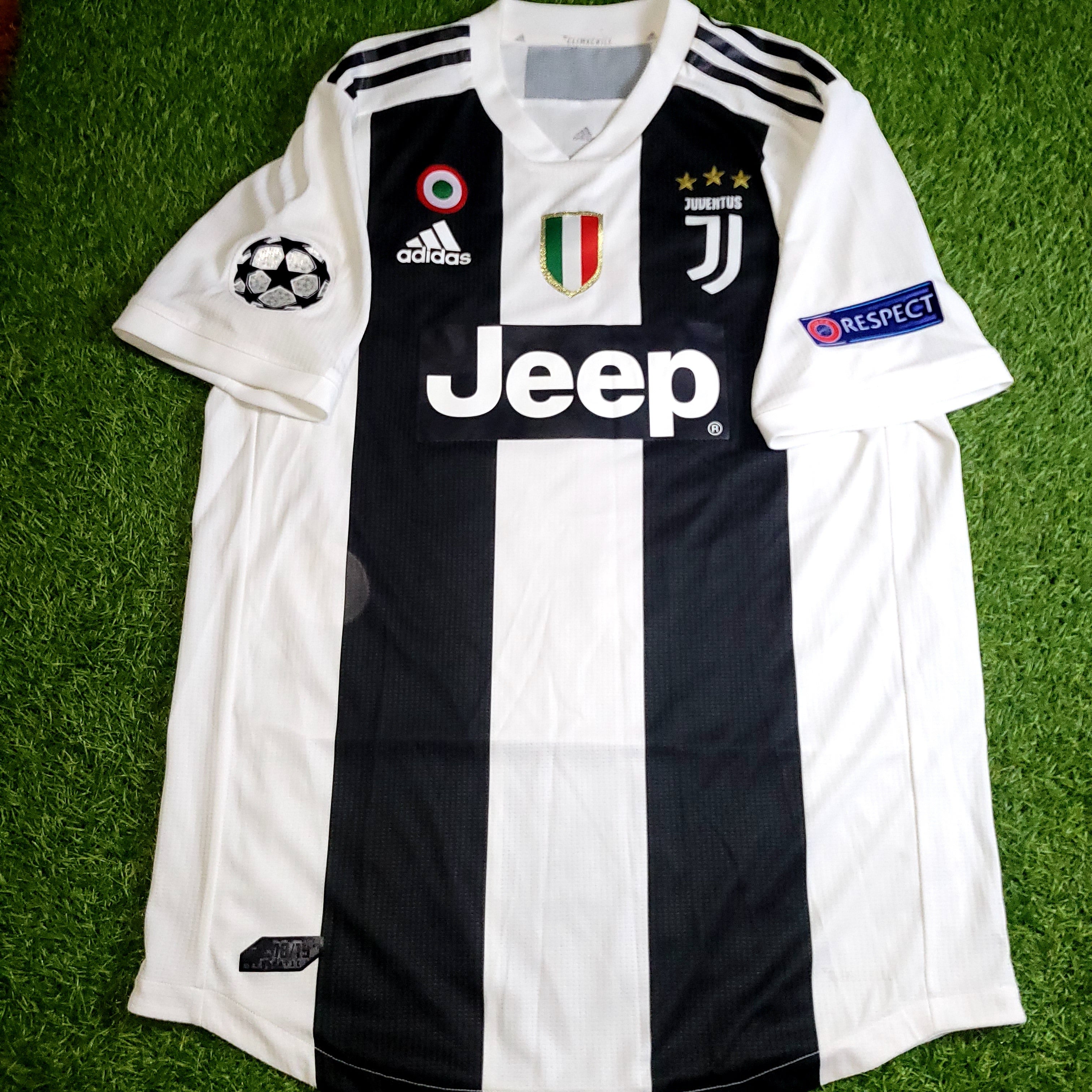 Cristiano Ronaldo Juventus 2018 2019 DEBUT UEFA PLAYER ISSUE