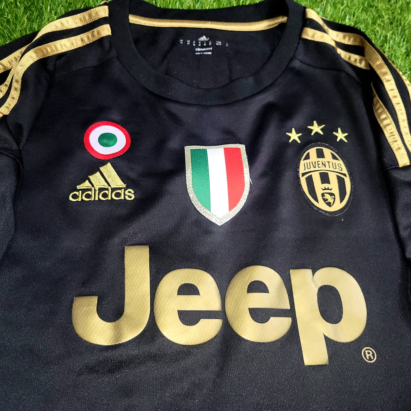 Morata Juventus 2015 2016 Third UEFA Soccer Jersey Shirt M SKU# S12849