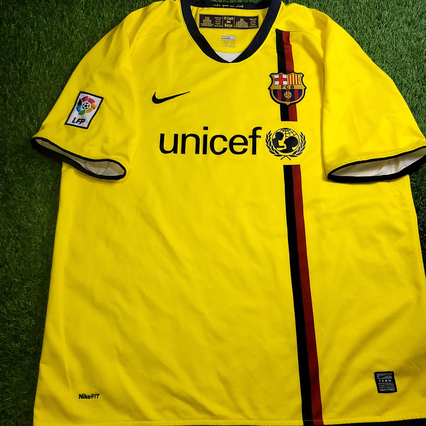 Henry Barcelona TREBLE SEASON 2008 2009 Away Soccer Jersey Shirt XL SKU# 286787-760