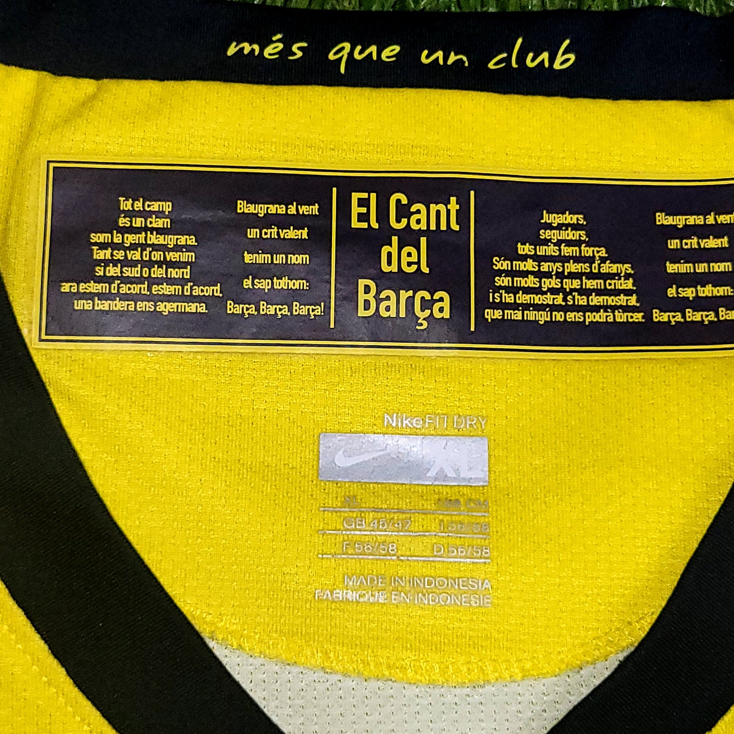 Henry Barcelona TREBLE SEASON 2008 2009 Away Soccer Jersey Shirt XL SKU# 286787-760